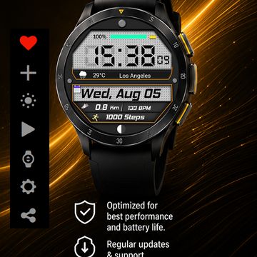 FS F18 Digital Watch Face by FS Watch faces