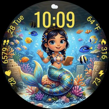 Mermaid Animated by StarWatchfaces