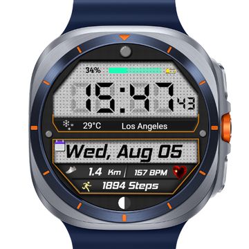 FS F18 Digital Watch Face by FS Watch faces