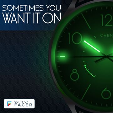 Illuminated Calumniator Lume by Caen Watches