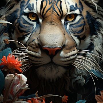 🐯Ember Jungle Tiger Majesty🐯 by Turtle_Angel