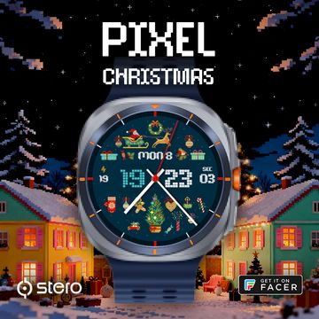 Pixel Christmas by Stero Watchfaces