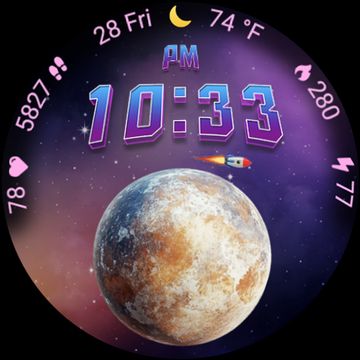 Galaxy | Space Animated WF by StarWatchfaces