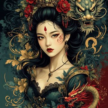 🐉Empress of Twin Dragons🐉 by Turtle_Angel