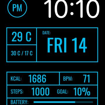 AW122 Digital Informative by DADAM Watch Faces