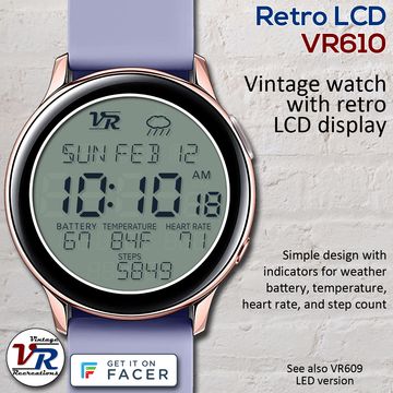 VR610 Retro LCD by Vintage Recreations