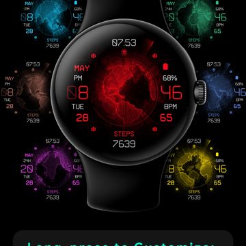 Earth HUD - animated by Enkei Design