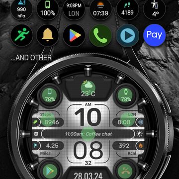 WFP 331 Futuristic watch face by WFProduction by Alexandr Kovalev