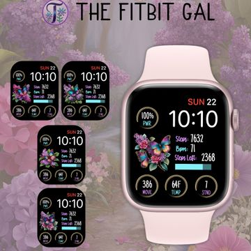 Rainbow Butterflies by The Fitbit Gal™️
