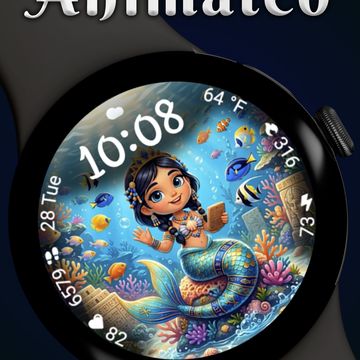 Mermaid Animated by StarWatchfaces