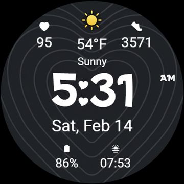 Valentine Minimalist by StarWatchfaces