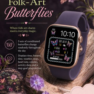 Folk-Art Butterflies by The Fitbit Gal™️
