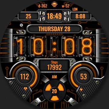 WFP 235 Nixie watch face by WFProduction by Alexandr Kovalev
