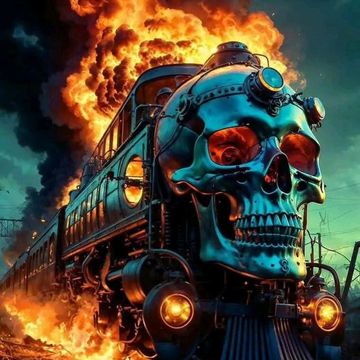 🔥 Inferno Skull Railstorm by Turtle_Angel