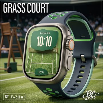 B# Art | Grass Court by B Sharp Art