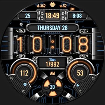 WFP 235 Nixie watch face by WFProduction by Alexandr Kovalev