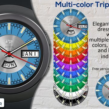 VR605 Multi-color Triple Date by Vintage Recreations
