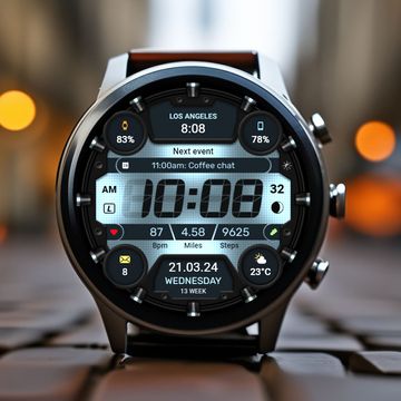 WFP 330 Digital LCD Watch Face by WFProduction by Alexandr Kovalev