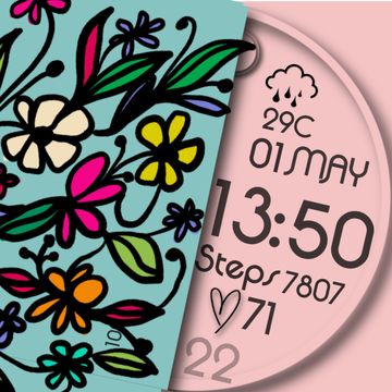 PD- FLOWERS PD 009 by Paula Design