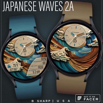 B# | Japanese Waves 2Aʷᶠᶠ by B Sharp Art
