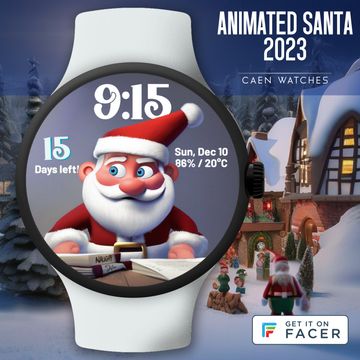 Animated Santa 2025 by Caen Watches