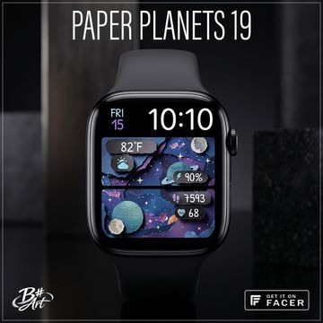 B# Art | Paper Planets 19 by B Sharp Art