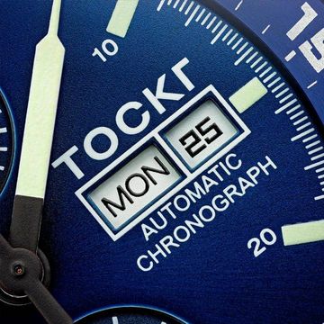 Chronograph Blue Automatic by Tockr