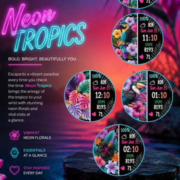 🌸Neon Tropics🌸 by The Fitbit Gal™️