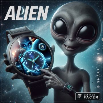 B# - Alien A by B Sharp Art
