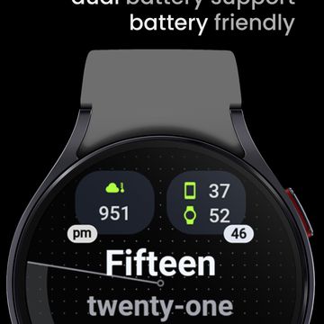 Text Time by amoledwatchfaces™
