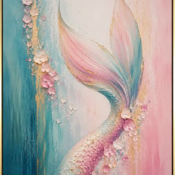 🧜🏻‍♀️Pastel Coral Dreamtail by Turtle_Angel