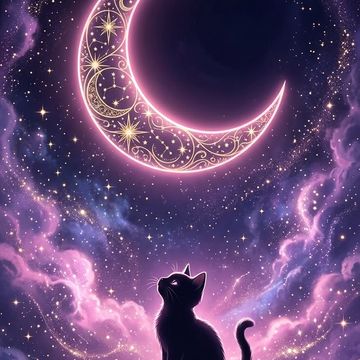 🐈‍⬛Luna & Silhouette🐈‍⬛ by Turtle_Angel