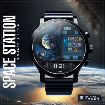 B# | Space Station ʷᶠᶠ by B Sharp Art