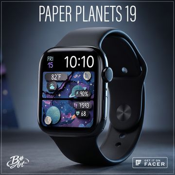 B# Art | Paper Planets 19 by B Sharp Art