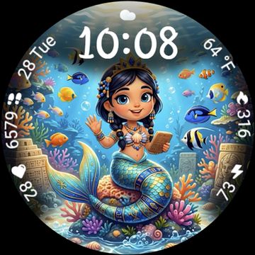 Mermaid Animated by StarWatchfaces