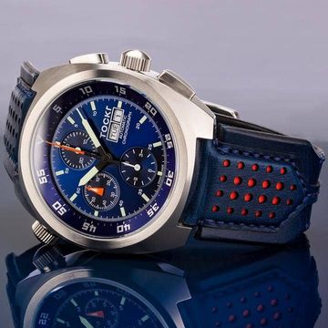 Chronograph Blue Automatic by Tockr
