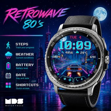 Retrowave by MDS Watch Faces