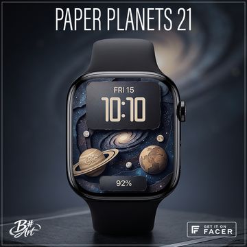 B# Art | Paper Planets 21 by B Sharp Art