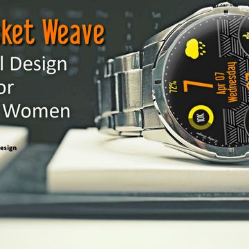 Gray Basketweave by Linlay Designs™