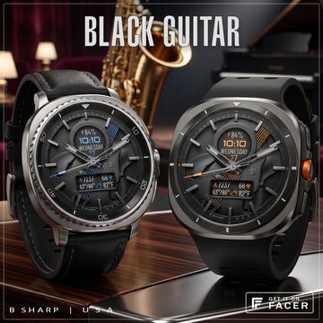 B# | Black Guitar by B Sharp Watches