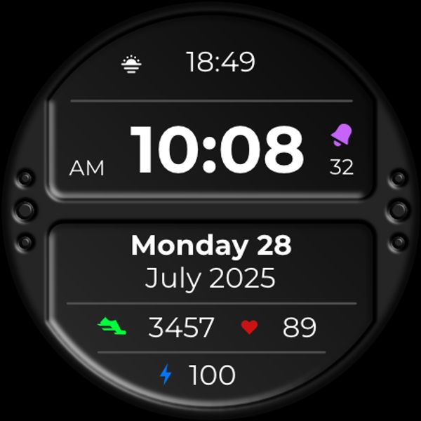 DADAM80: Digital Watch Face