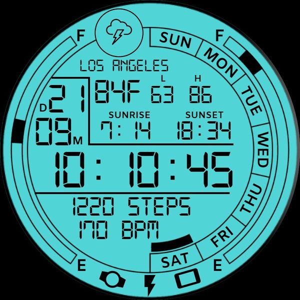 Q-83 LCD BLUE