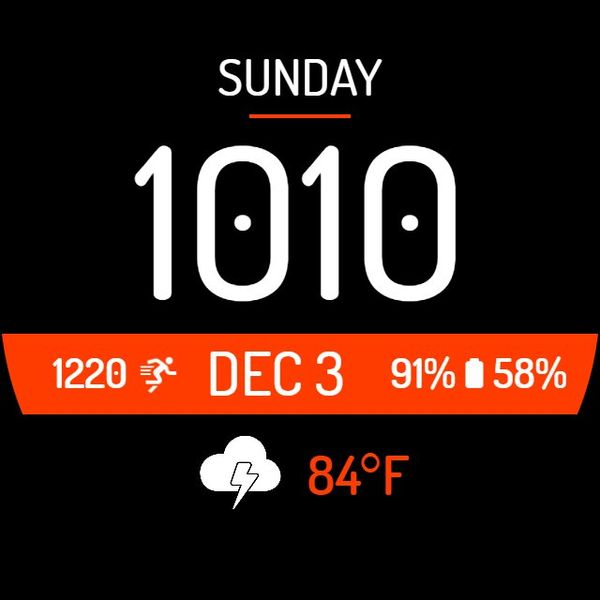 Clean UI - Orange (Phone %)
