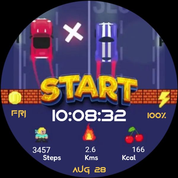 Car Animated Arcade Game WFF