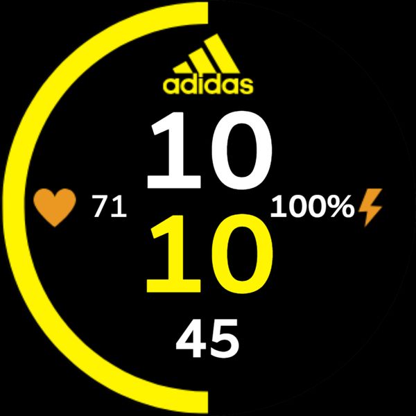 Adidas Yellow Circle Digi