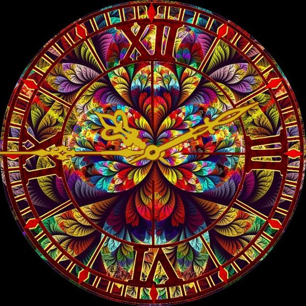 Stained glass Roman iron