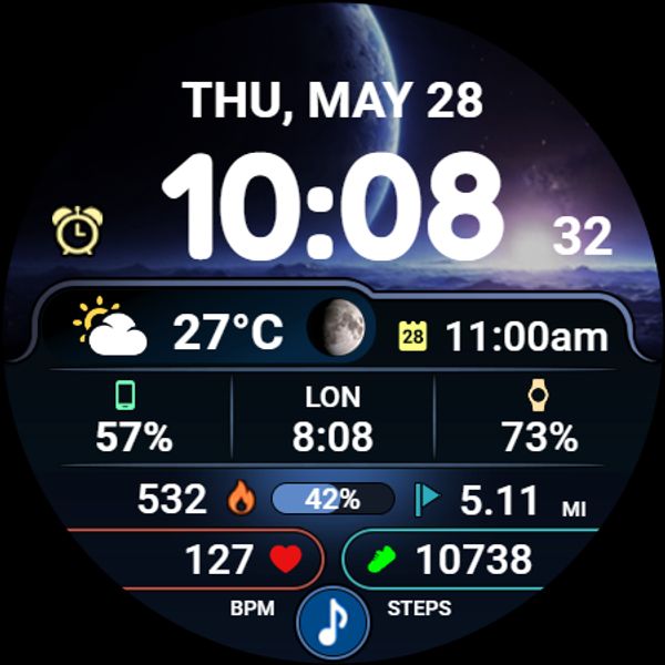 WFP 350 Space Informer watch