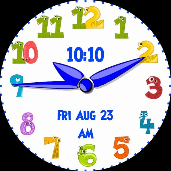 Kid's Cartoon Clock 2