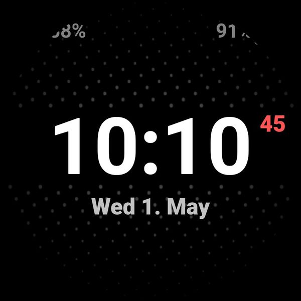 Black digital simplest