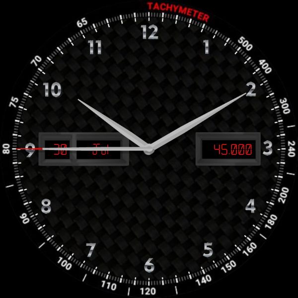 Carbon Fiber Race Watch